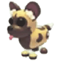 Neon African Wild Dog  - Ultra-Rare from UGC Rewards Update July 2023